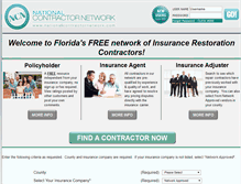 Tablet Screenshot of nationalcontractornetwork.com